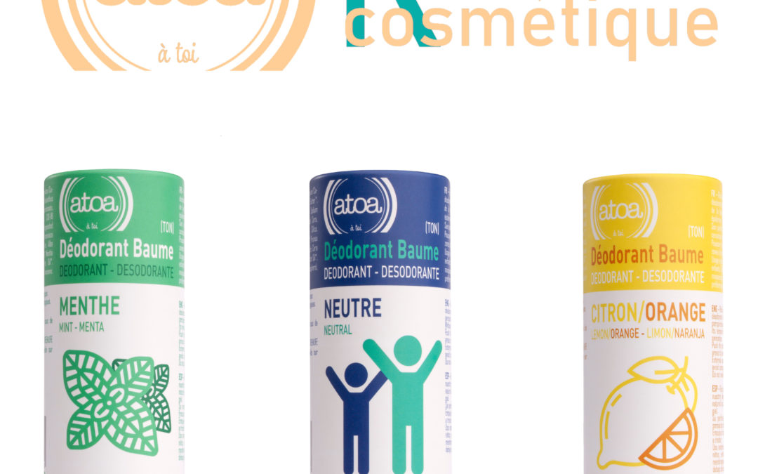 Atoa : Déodorant solide 100% d’origine naturelle
