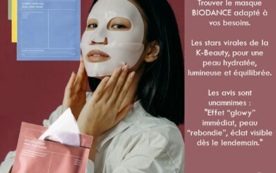 Cosmétique coréenne : découvrez les masques hydrogel Biodance